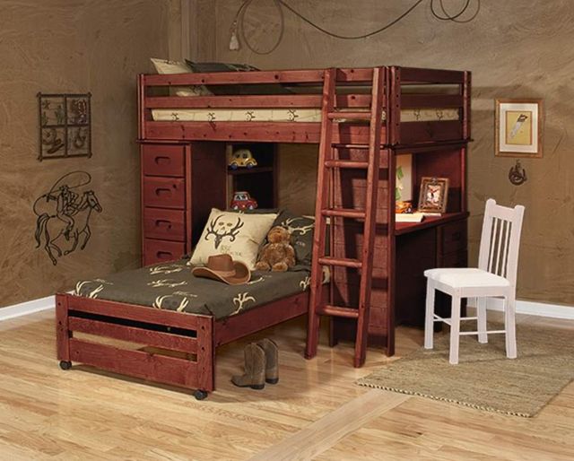 Trendwood Inc. Bunkhouse Bronco Youth Chest End 1