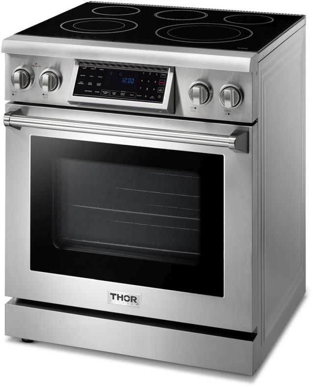 Thor Kitchen® Professional 30" Stainless Steel Slide In Electric Range 4