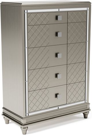 Signature Design by Ashley® Chevanna Platinum Chest of Drawers