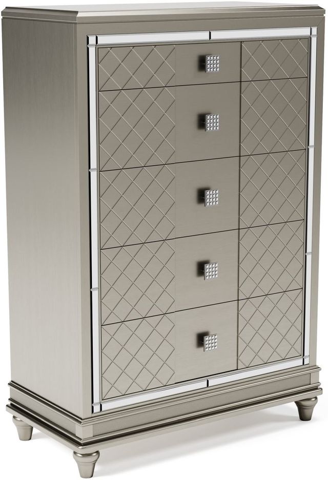 Signature Design by Ashley® Chevanna Platinum Chest of Drawers-0