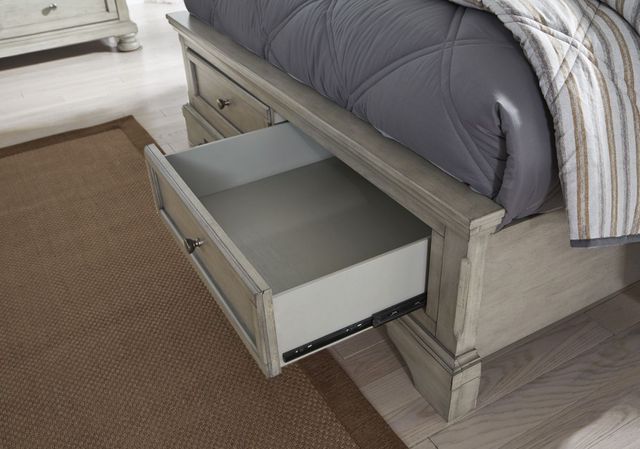 Signature Design By Ashley® Lettner Light Gray California King Storage 