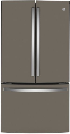 GE® 23.1 Cu. Ft. Fingerprint Resistant Slate Counter Depth French Door Refrigerator