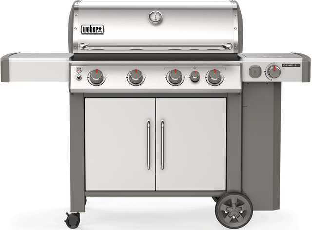 Weber® Genesis® II S-435 Series Stainless Steel Free Standing Gas Grill-0