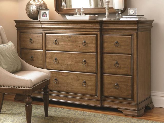Universal Explore Home™ New Lou Cognac Drawer Dresser-0