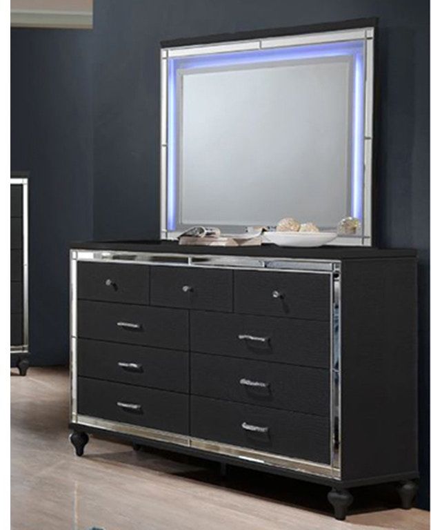 New Classic® Home Furnishings Valentino Black Dresser-3