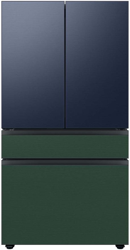Samsung Bespoke 36" Emerald Green Steel French Door Refrigerator Middle Panel 10