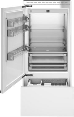 Bertazzoni 19.6 Cu. Ft. Panel Ready Built In Counter Depth Bottom Freezer Refrigerator