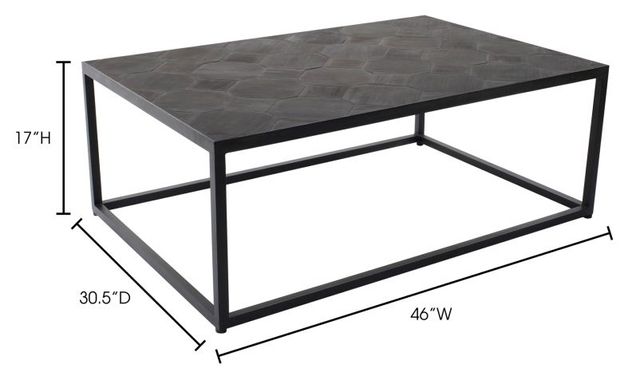 Moe's Home Collection Tyle Black Coffee Table 6