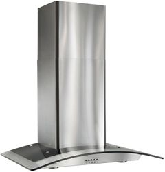 Broan® B56 Series 29.5” Arched Glass Chimney Hood-Stainless Steel