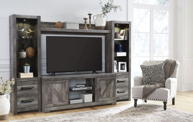 Signature Design by Ashley® Wynnlow 4-Piece Gray Entertainment Center with LED Lighting-1