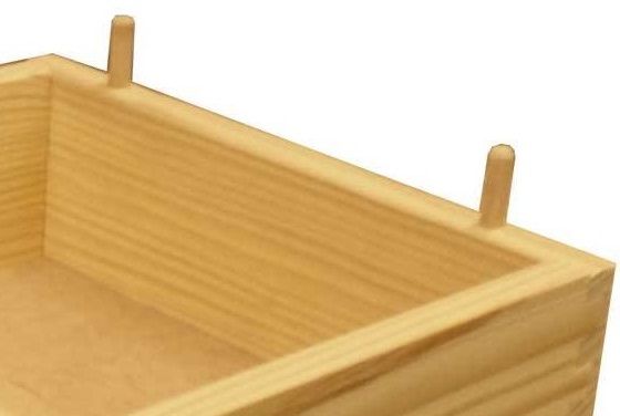Crate Designs™ Classic Night Table Drawer 1