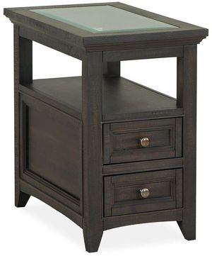 Magnussen Home® Westley Falls Graphite Chairside End Table