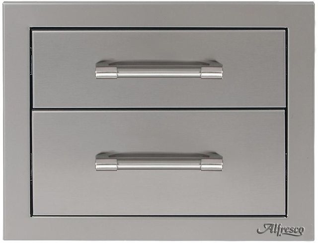 Alfresco™ 16.88" Stainless Steel Two Tier Storage Drawers