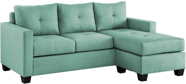Homelegance® Phelps Teal Reversible Sofa Chaise