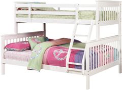 Coaster® Chapman White Twin/Full Youth Bunk Bed
