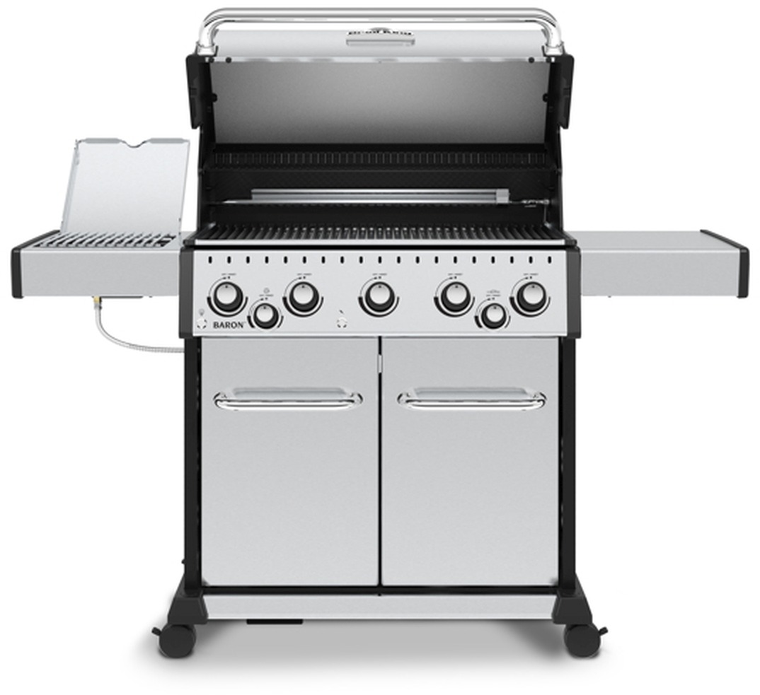 Broil King® Baron™ S 590PRO Infrared 63" Stainless Steel Freestanding Gas Grill