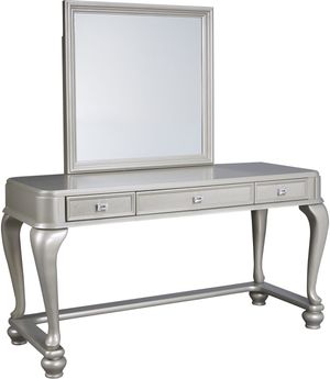 Signature Design by Ashley® Coralayne Silver Vanity and Mirror