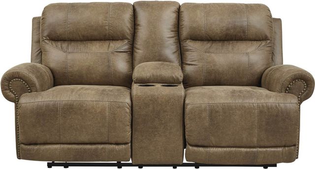 Signature Design by Ashley® Grearview Earth Power Reclining Loveseat-1