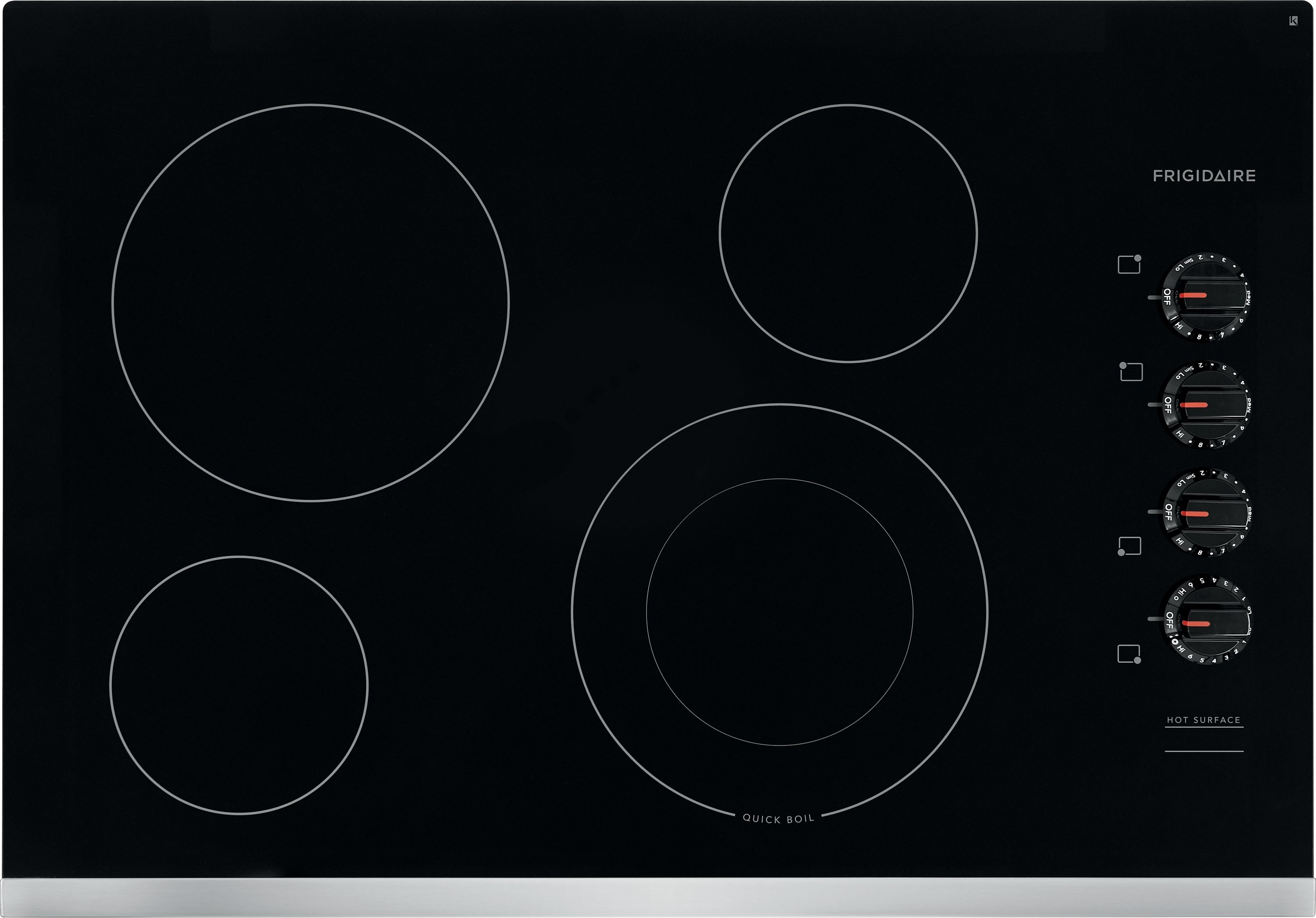 Frigidaire® 30" Stainless Steel Electric Cooktop-FFEC3025US