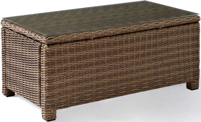 Crosley Furniture® Bradenton Weathered Brown Outdoor Coffee Table-0