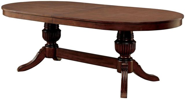 Furniture of America® Melina Brown Cherry Game Table 0