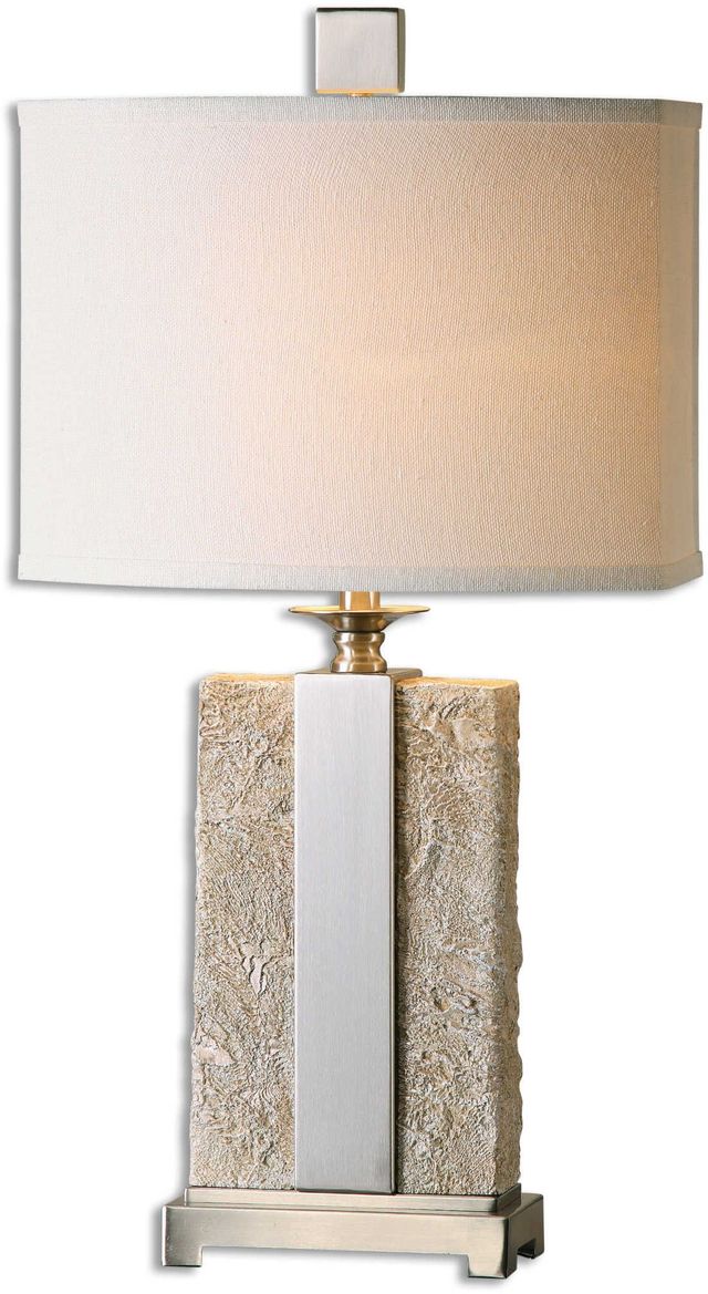 Uttermost® by Billy Moon Bonea Stone Ivory Table Lamp | Fitzgerald Home ...