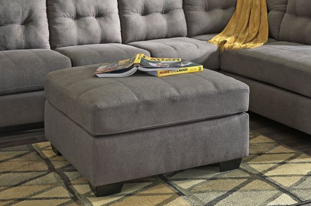Benchcraft® Maier Charcoal Oversized Accent Ottoman 1