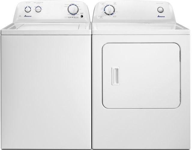Amana® 6.5 Cu. Ft. White Front Load Gas Dryer 8