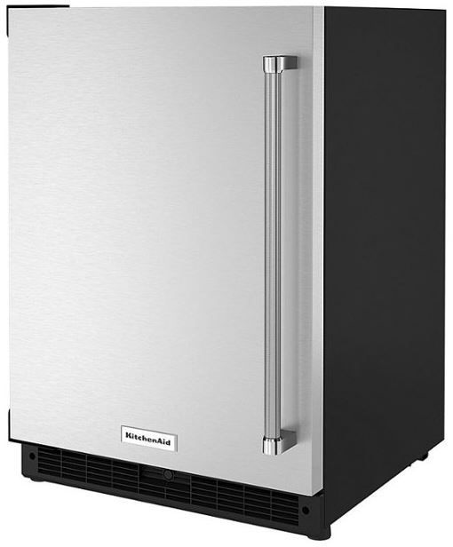 KitchenAid® 5.0 Cu. Ft. Black Stainless Steel Under the Counter Refrigerator 2