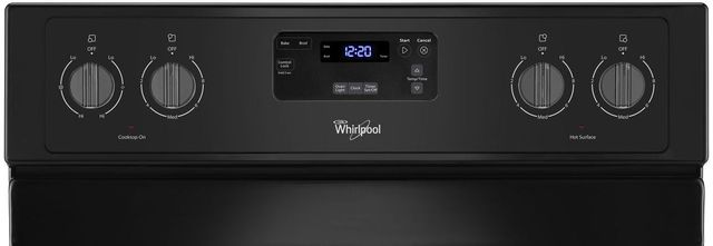 Whirlpool® 29.88" White Free Standing Electric Range 4