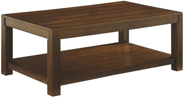 Signature Design by Ashley® Grinlyn Cherry Brown Coffee Table 0