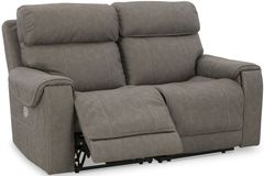 Signature Design by Ashley® Starbot 2-Piece Fossil Power Reclining Loveseat