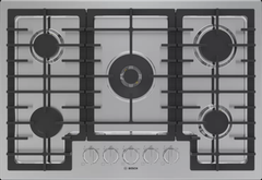 Bosch® 800® Series 30" Stainless Steel Gas Cooktop
