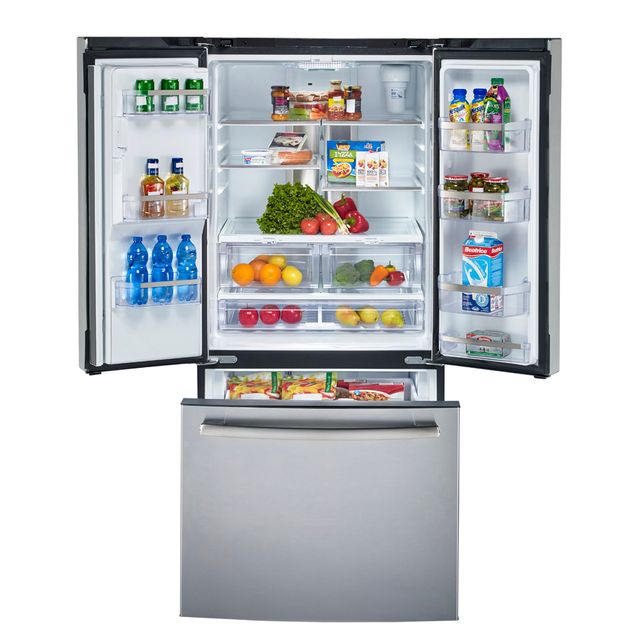 GE Profile™ 17.5 Cu. Ft. Stainless Steel Counter Depth French Door Refrigerator 7