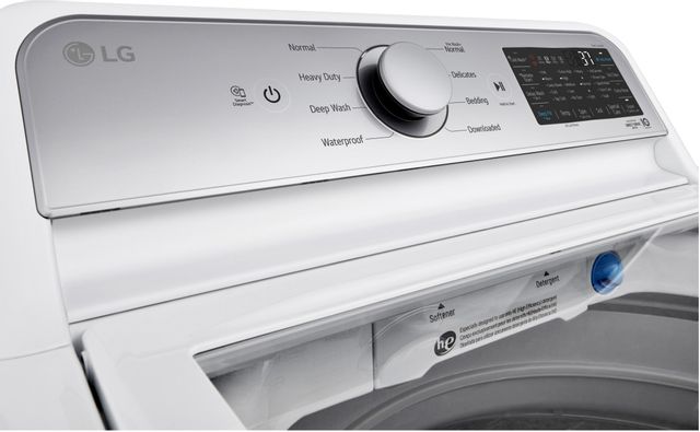 WT1201CW  LG WaveForce 4.3 cu. ft. Top Load Washer - White