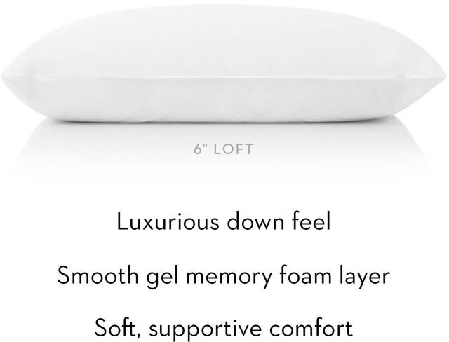 Malouf® Z® Gelled Microfiber® + Gel Dough® Layer Standard Pillow 1