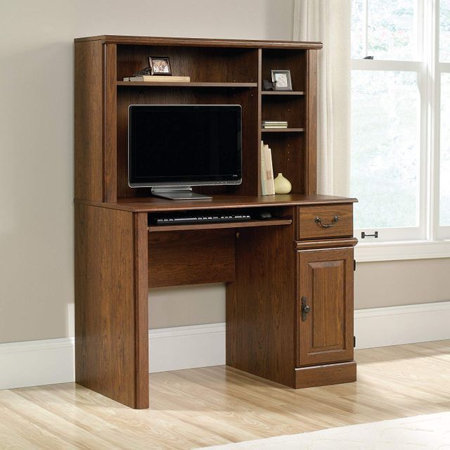 Sauder® Orchard Hills® Milled Cherry® Computer Desk With Hutch 3