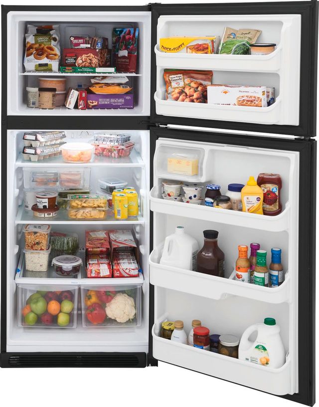 Frigidaire® 20.5 Cu. Ft. Black Top Freezer Refrigerator 4