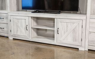 Signature Design by Ashley® Bellaby Whitewash 72" TV Stand