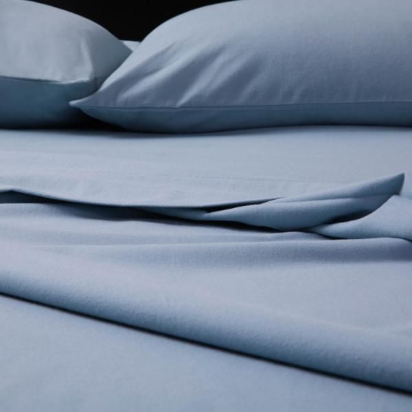 Malouf® Woven™ Portuguese Flannel Pacific King Bed Sheet Set 3