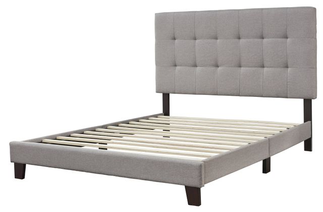 Signature Design by Ashley® Adelloni Gray Queen Upholstered Bed 3