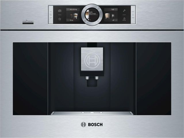 Bosch 24" Built In Coffee Machine-Stainless Steel-BCM8450UC-0