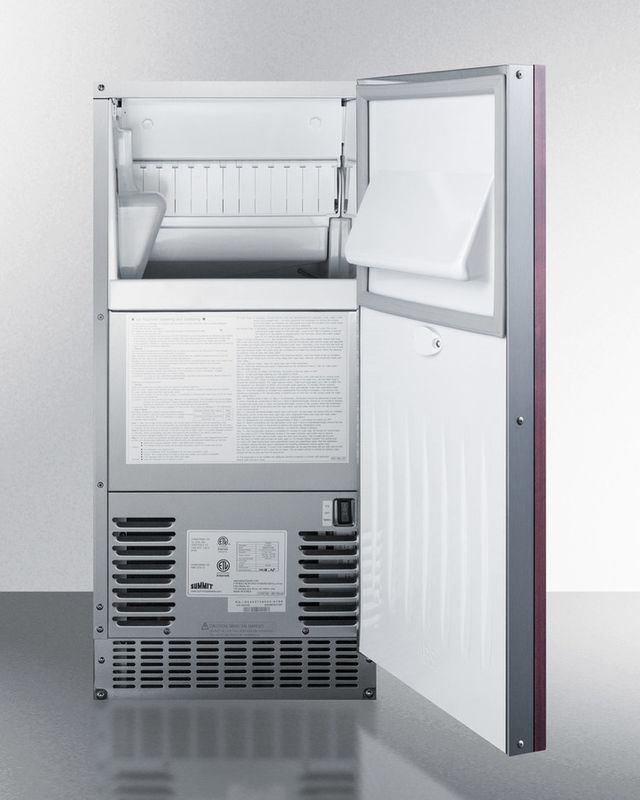 Summit® 1.0 Cu. Ft. Panel Ready Built In Ice Maker 2