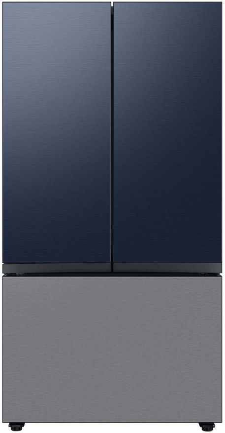 Samsung Bespoke 18" Navy Steel French Door Refrigerator Top Panel 4