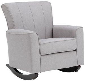 ACME Furniture Denzell Light Gray Accent Rocking Chair