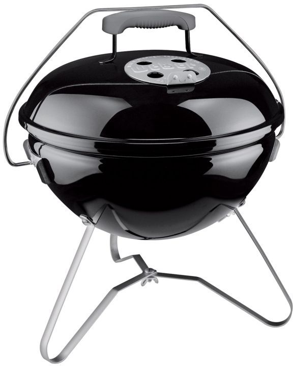 Weber® Smokey Joe® Series 14.25" Black Premium Charcoal Grill 0