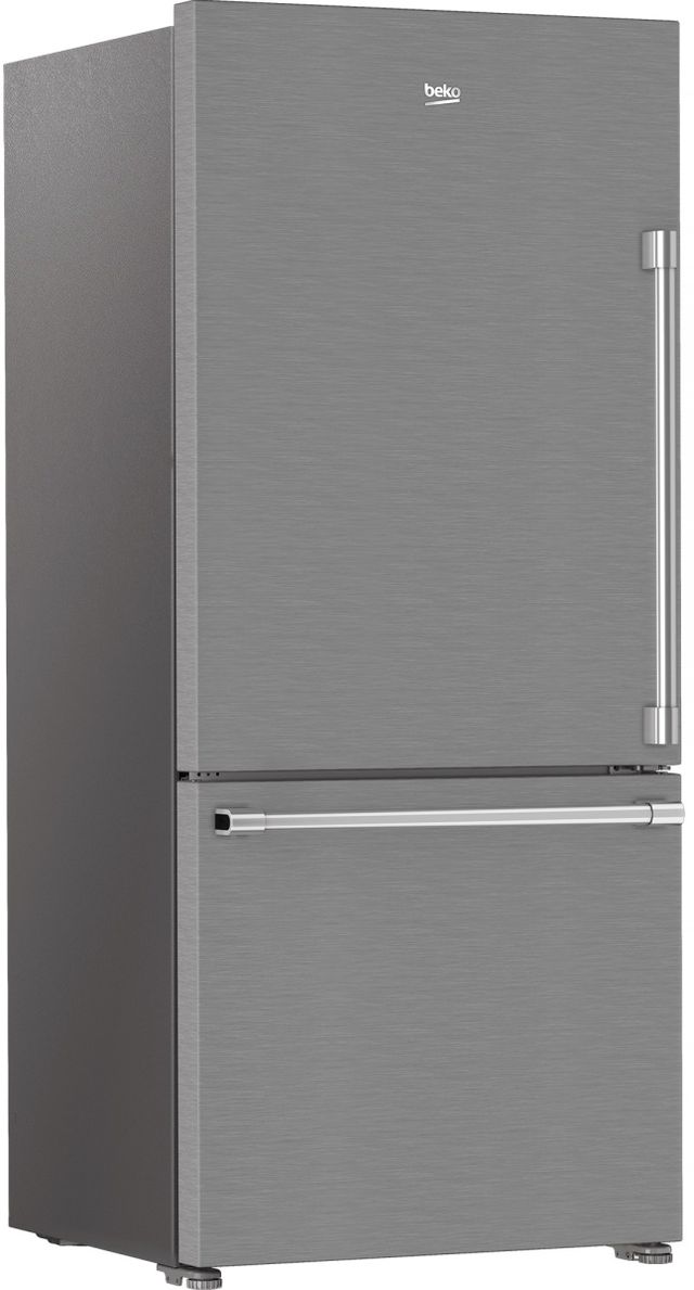 Beko 16.1 Cu. Ft. Fingerprint-Free Stainless Steel Counter Depth Bottom Freezer Refrigerator  4