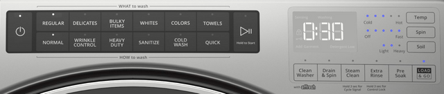 Whirlpool® 5.2 Cu. Ft. Chrome Shadow Front Load Washer 2