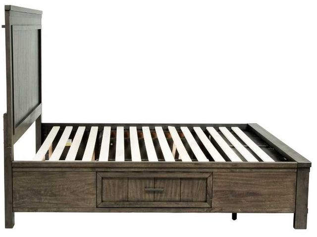 Liberty Thornwood Hills Rock Beaten Gray King Two Sided Storage Bed 2