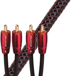AudioQuest® Golden Gate RCA Interconnect Analog Audio Cable (2.0 M/9'10")